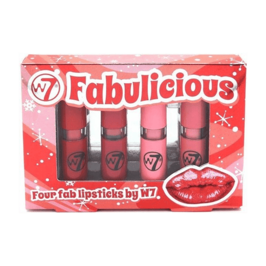 w7 Fabulicious Four Fab Lipsticks (.14 fl each)