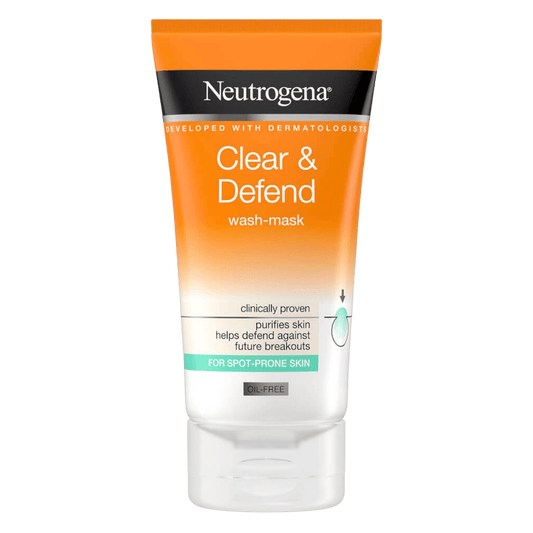 neutrogena clear & defend wash mask