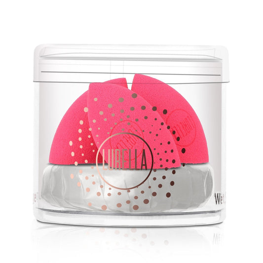 Lurella Cosmetics Mini Angled Sponge Pack - Hot Pink