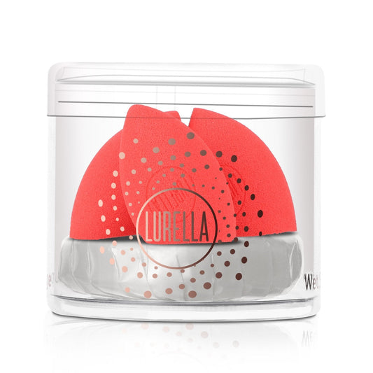 Lurella Cosmetics Mini Angled Sponge Pack - Red