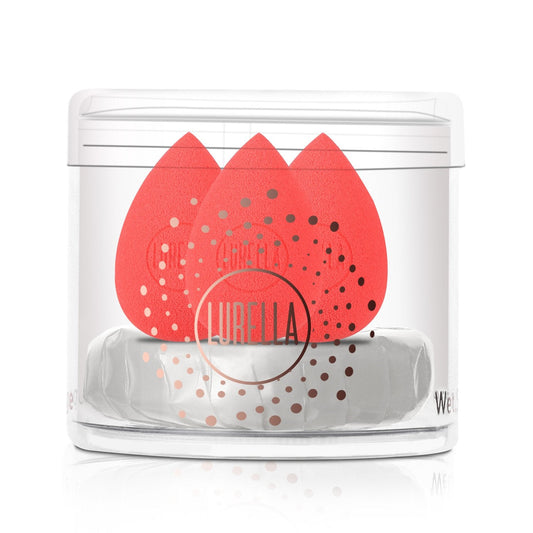 Lurella Cosmetics Mini Teardrop Sponge Pack - Red