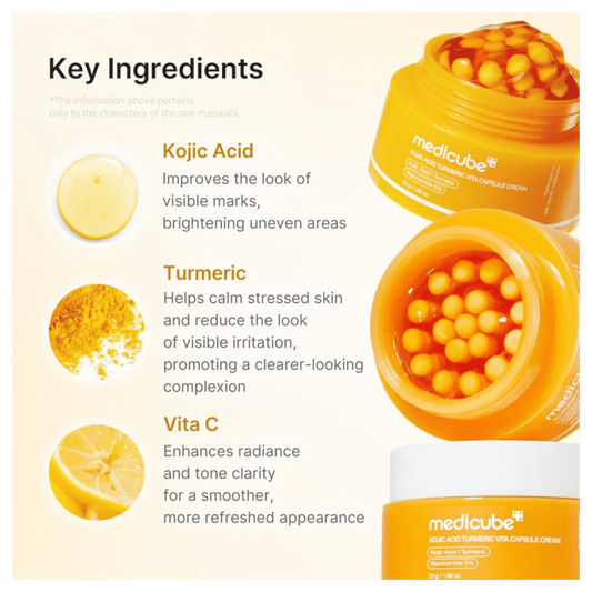 Medicube Kojic Acid Turmeric Vita Capsule Cream 
