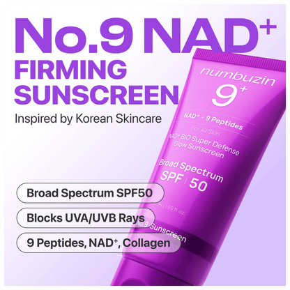 Imported Numbuzin NAD Peptides Dewy Sun Essence Spf50
