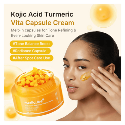 Medicube Kojic Acid Turmeric Vita Capsule Cream 