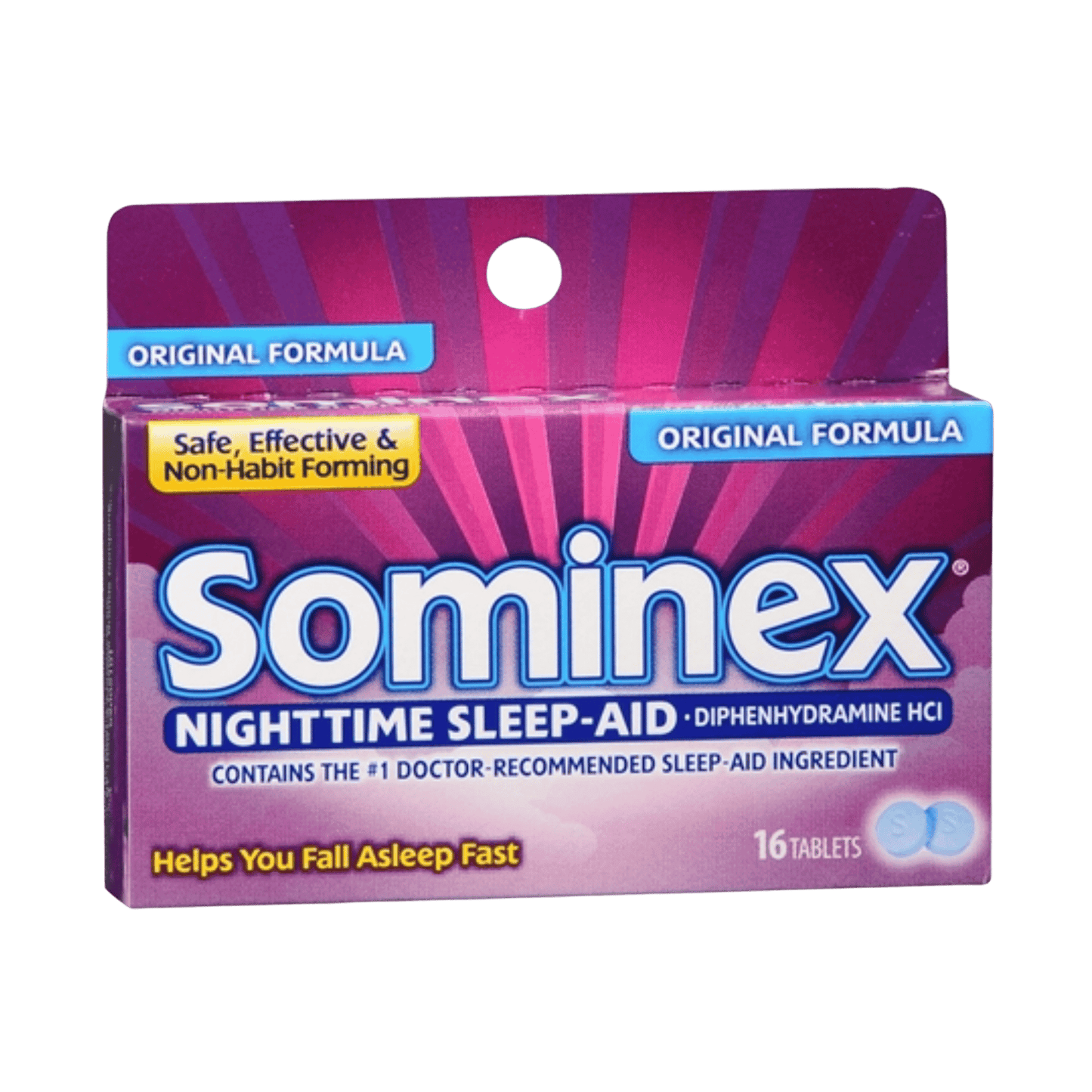 Sominex Nighttime Sleep Aid Tablets (16 Count)