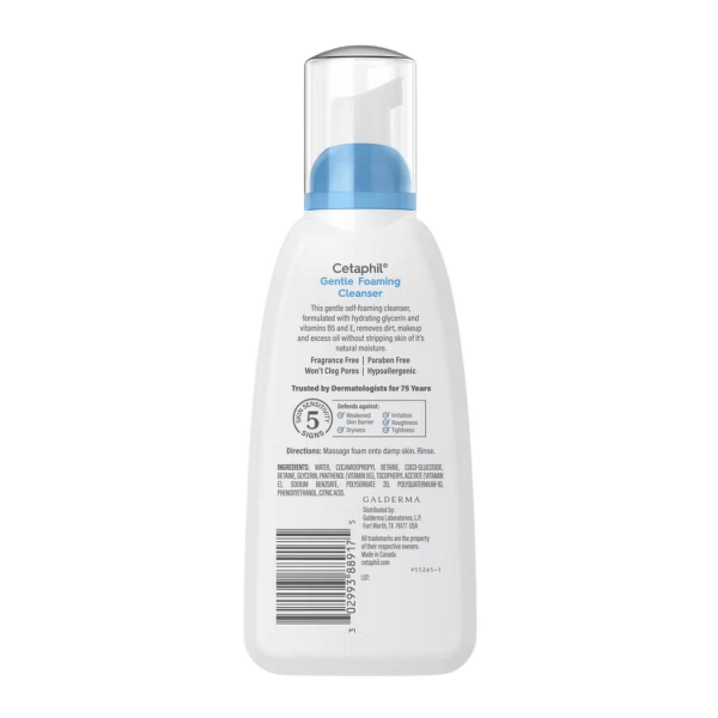 Cetaphil Gentle Foaming Cleanser for Sensitive Skin 