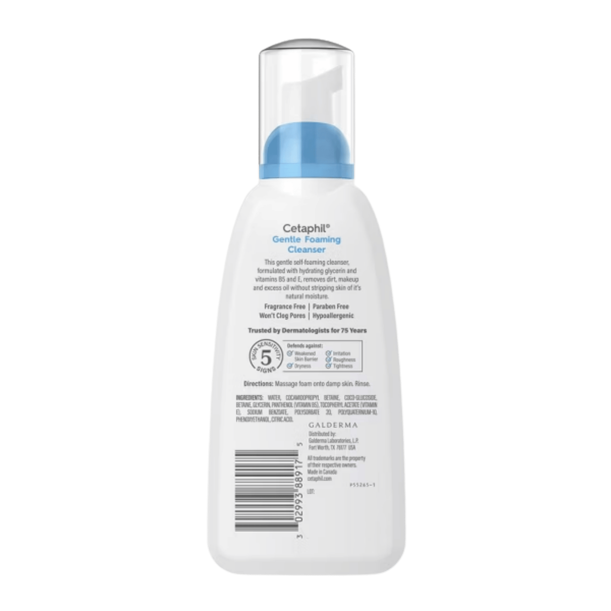 Cetaphil Gentle Foaming Cleanser for Sensitive Skin 