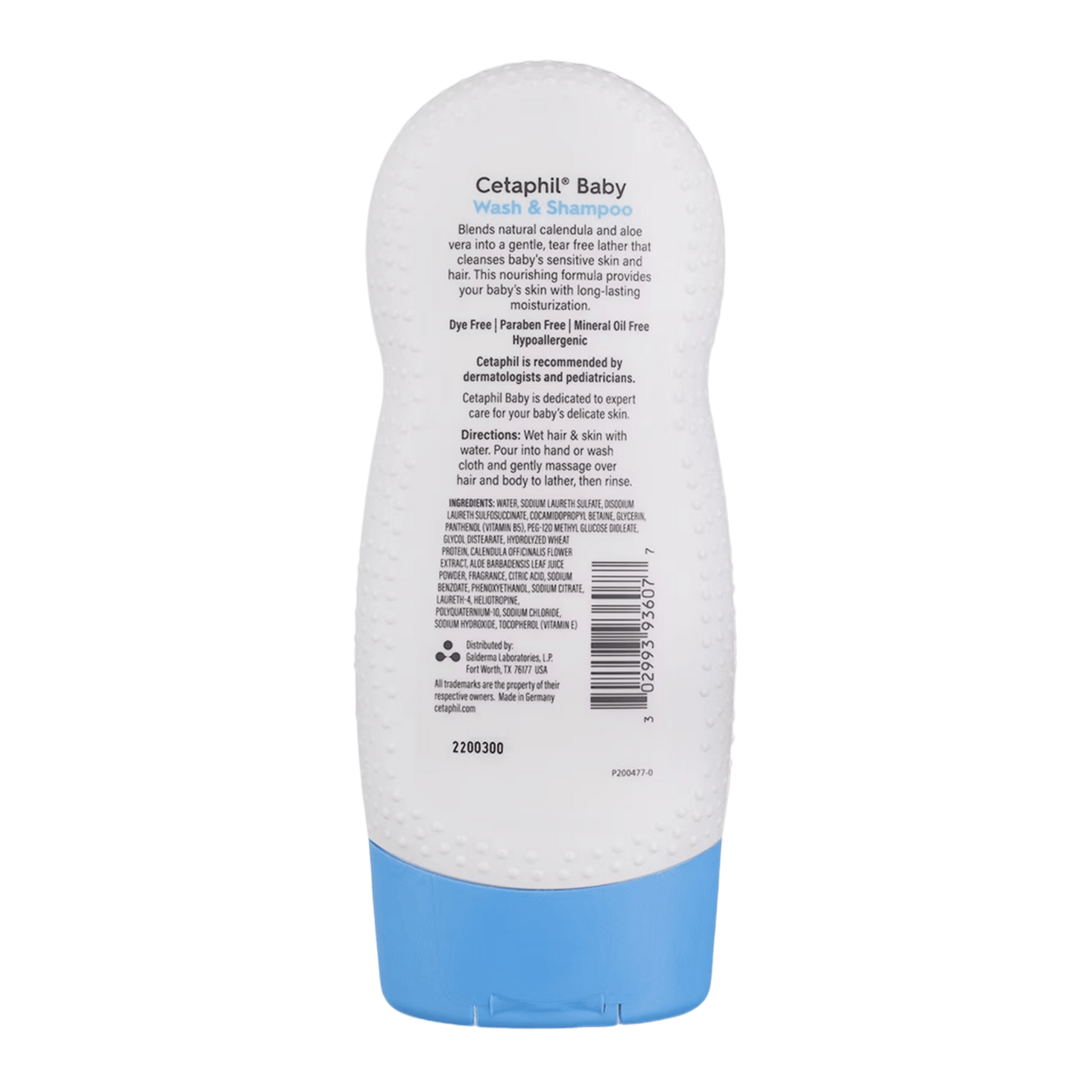 Cetaphil Baby Gentle Wash & Shampoo Tear-Free Formula 
