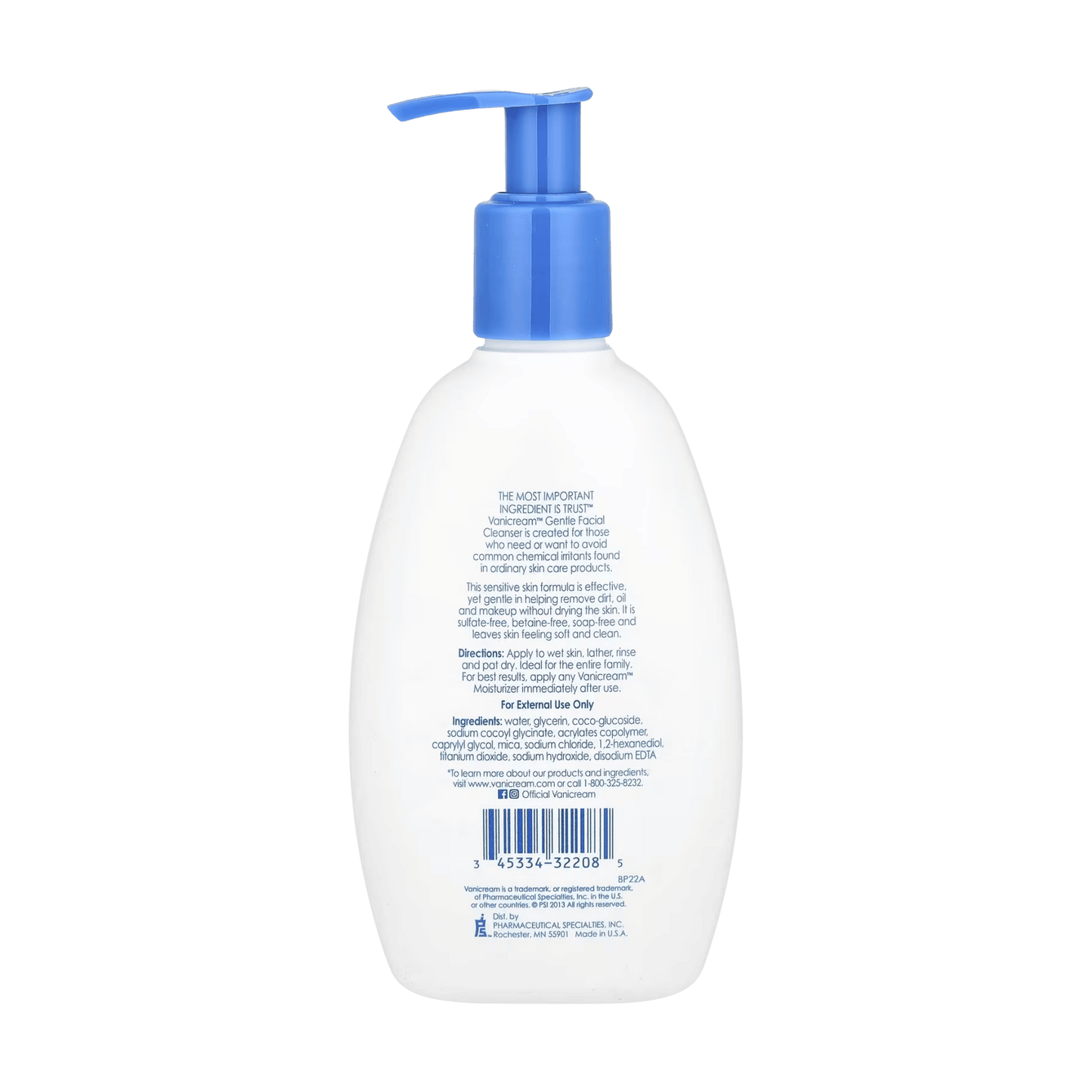 Vanicream Gentle Facial Moisturizing Cream for Sensitive Skin 