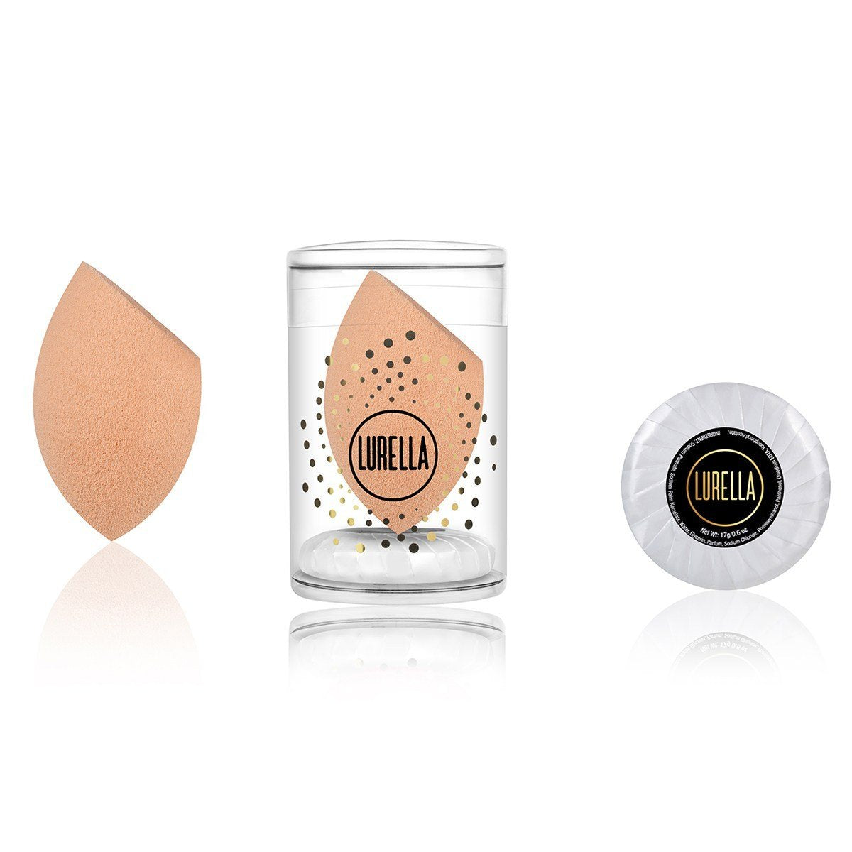 Angled Beauty Sponge - Beige - Lurella Cosmetics