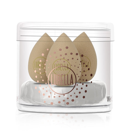 Lurella Cosmetics Mini Teardrop Sponge Pack - Nude