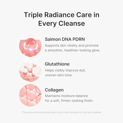 Medicube PDRN Pink Glutathione Capsule Cleanser Foam (120g)