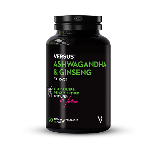 VERSUS Ashwagandha & Ginseng 90 Capsules available at skinstash.pk