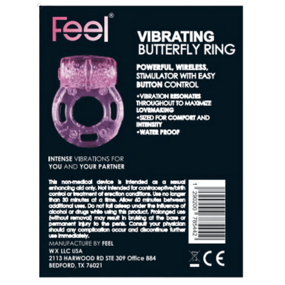 Feel Butterfly Ring - powerful, wireless with easy button control