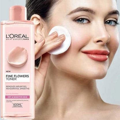 L'Oreal Paris Fine Flowers Cleansing Toner (400ml)