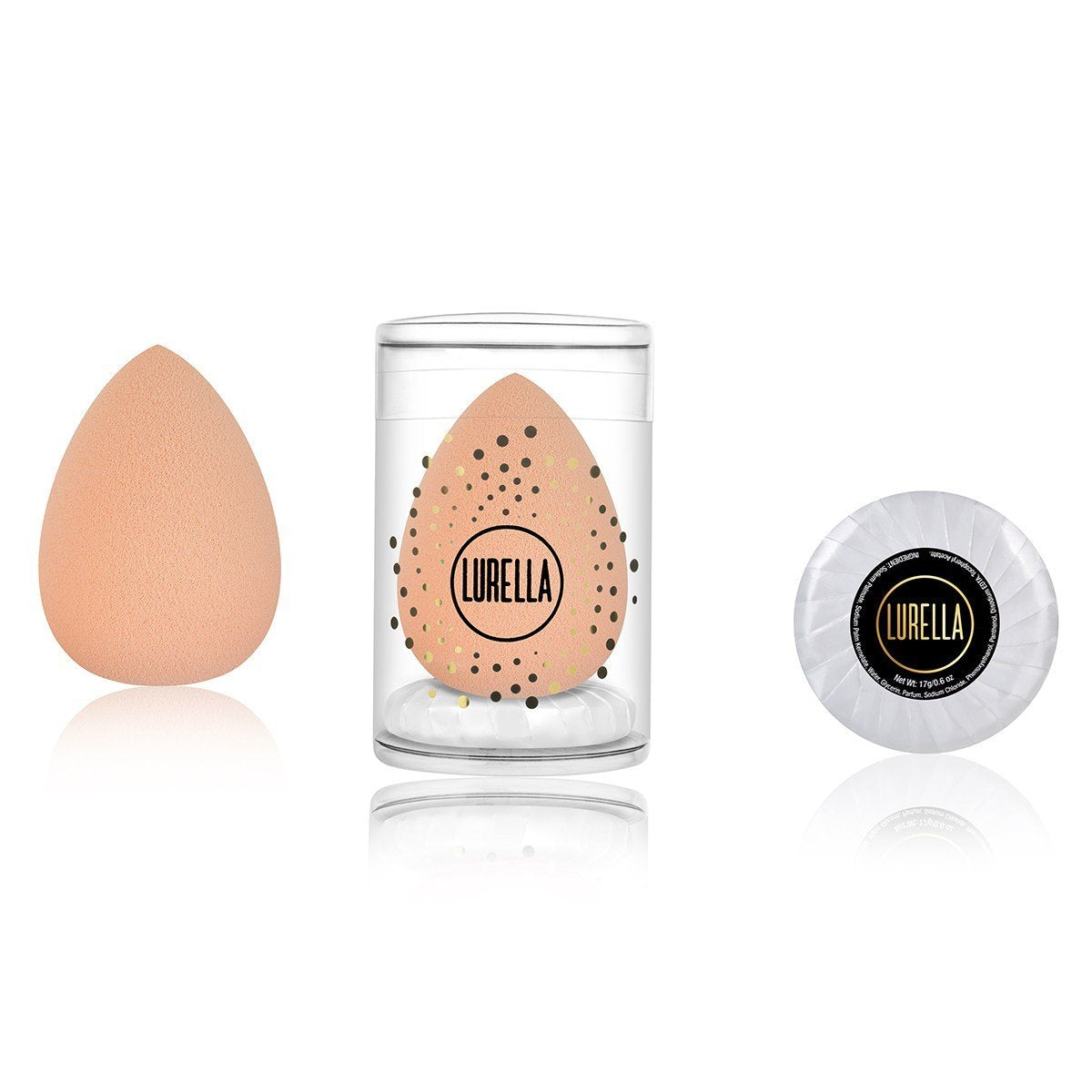 Teardrop Beauty Sponge - Beige - Lurella Cosmetics