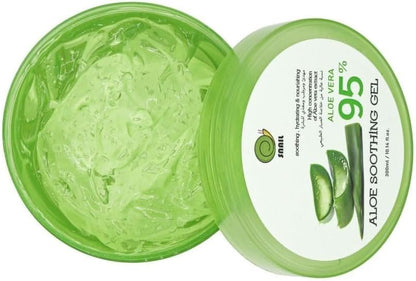 Snail Aloe Vera Gel Soothing Moisturizing Nourishing Skin 95% (300ml)