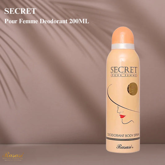Rasasi Secret Pour Femme Deodorant Body Spray (200ml)