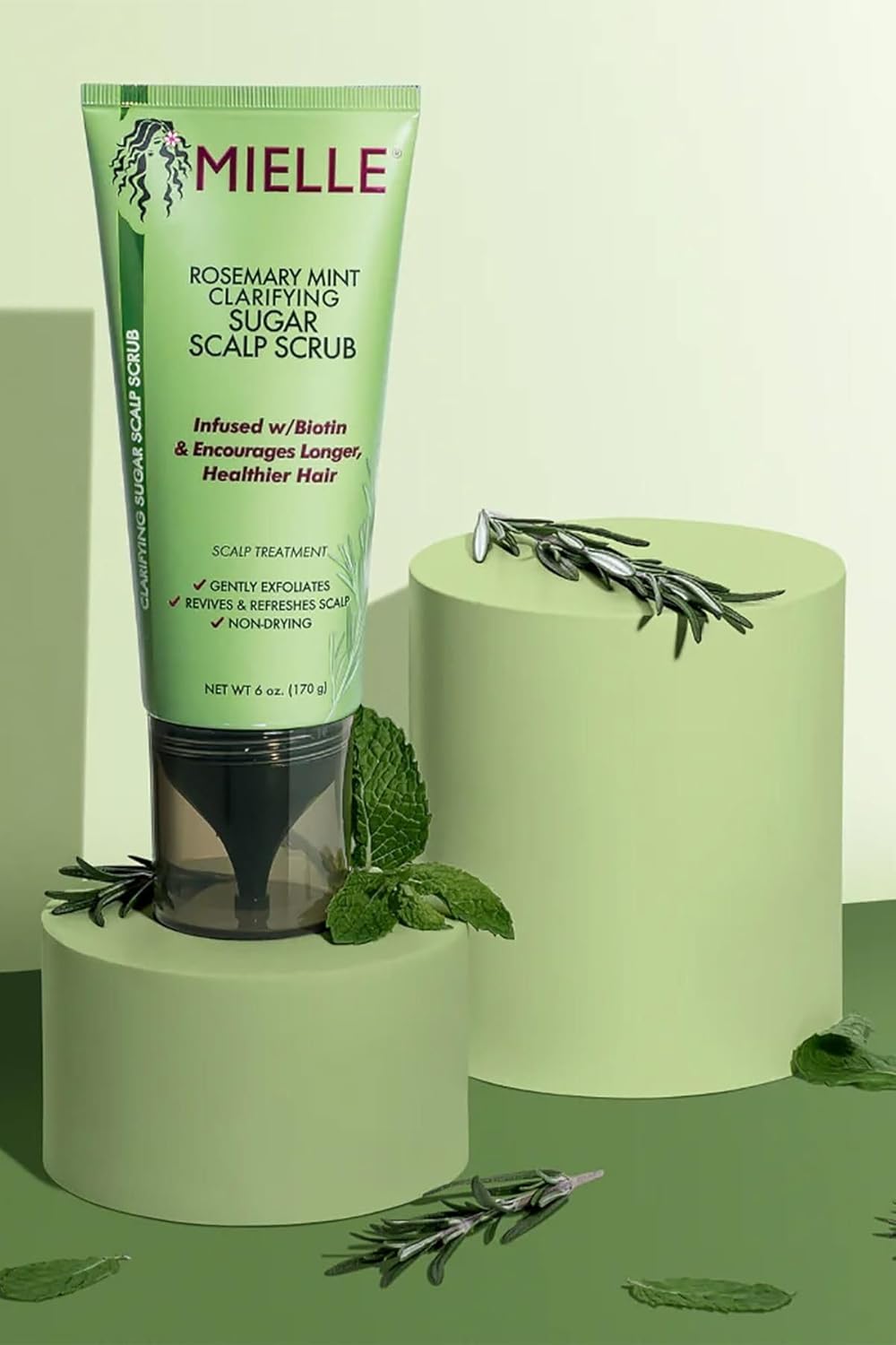 Mielle Rosemary Mint Clarifying Sugar Scalp Scrub (170g)