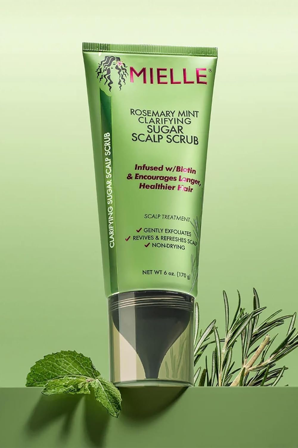 Mielle Rosemary Mint Clarifying Sugar Scalp Scrub (170g)