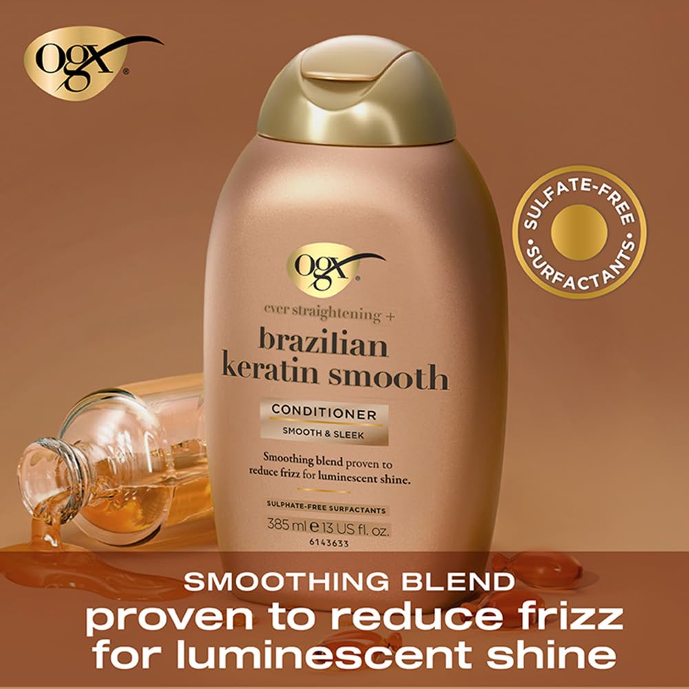 Ogx Brazilian Keratin Smooth Conditioner (385ml)