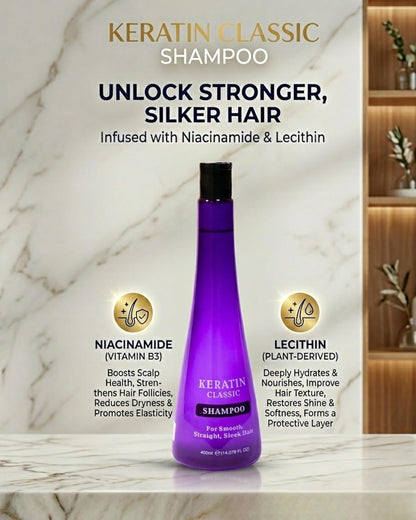 Keratin Classic Shampoo (400ml)