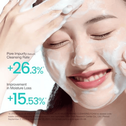 Original ANUA PDRN Hyaluronic Acid Moisturizing Cleansing Foam (150ml)