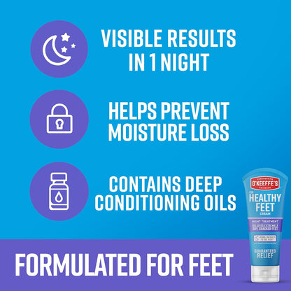 O'Keeffe's for Healthy Feet Night Treatment Foot Cream (85g)