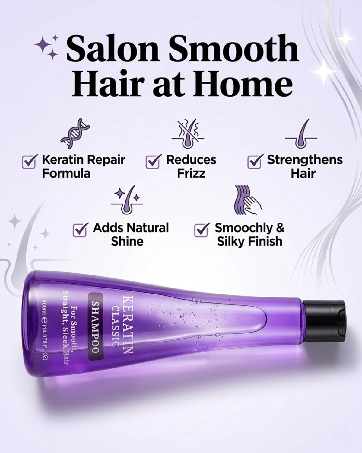 Keratin Classic Shampoo (400ml)
