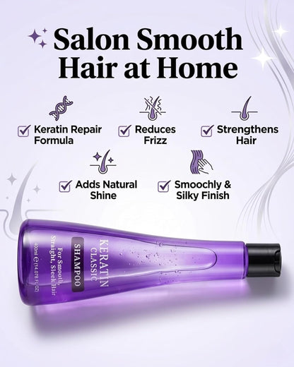 Keratin Classic Shampoo (400ml)