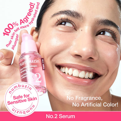 Numbuzin No. 2 Rose PDRN Collagen Plumping Serum (30ml)