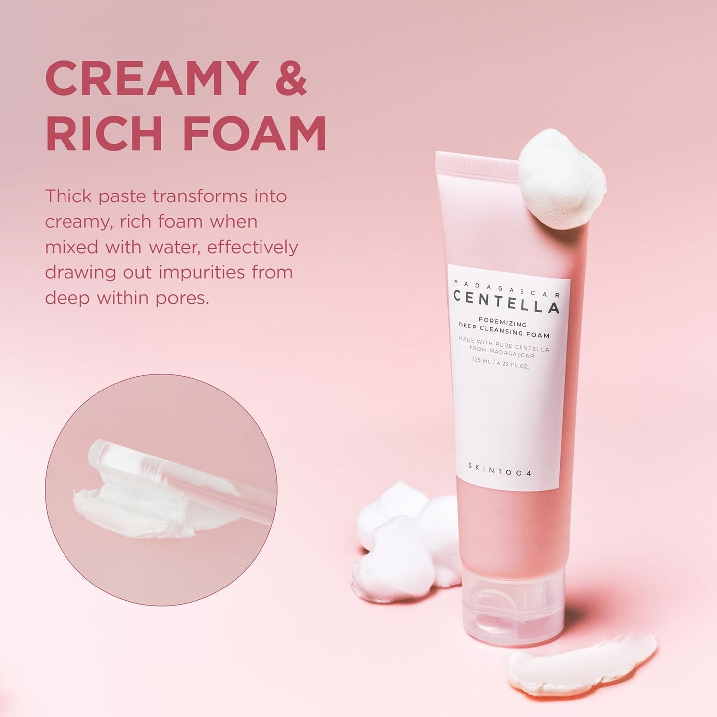 Skin1004 Madagascar Centella Poremizing Deep Cleansing Foam (125ml)