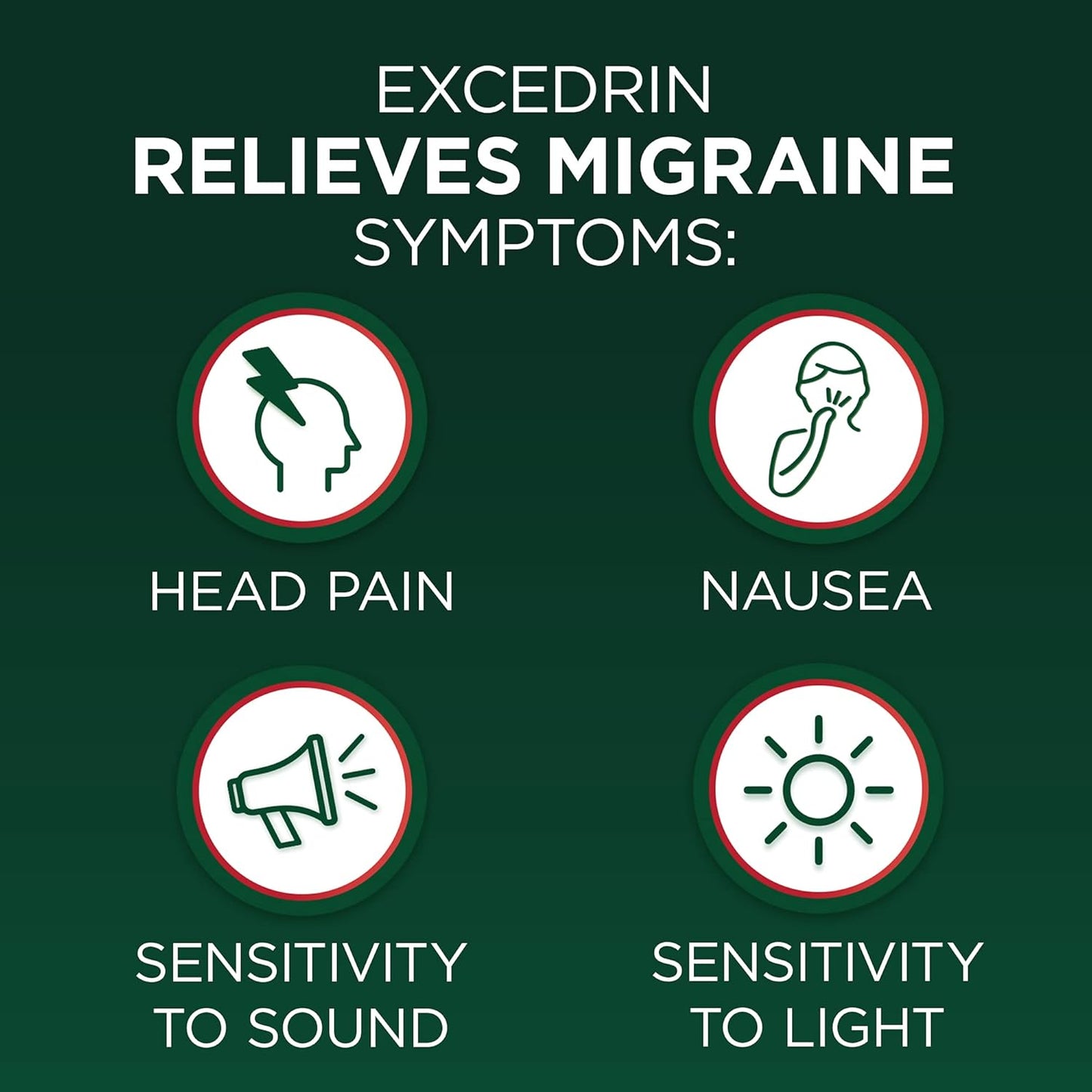 Excedrin Migraine Pain Reliever Aid Caplets (24Ct)