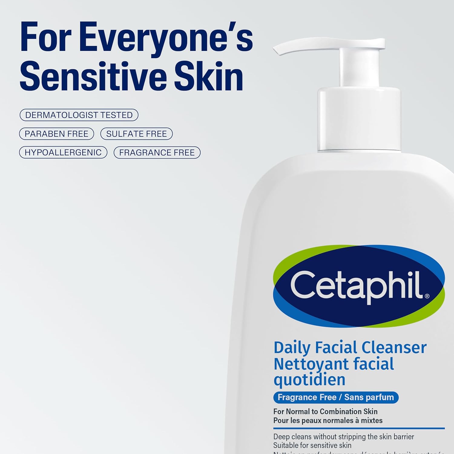 imported Cetaphil Daily Facial Cleanser  Fragrance Free 