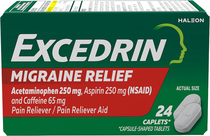 Excedrin Migraine Pain Reliever Aid Caplets (24Ct)