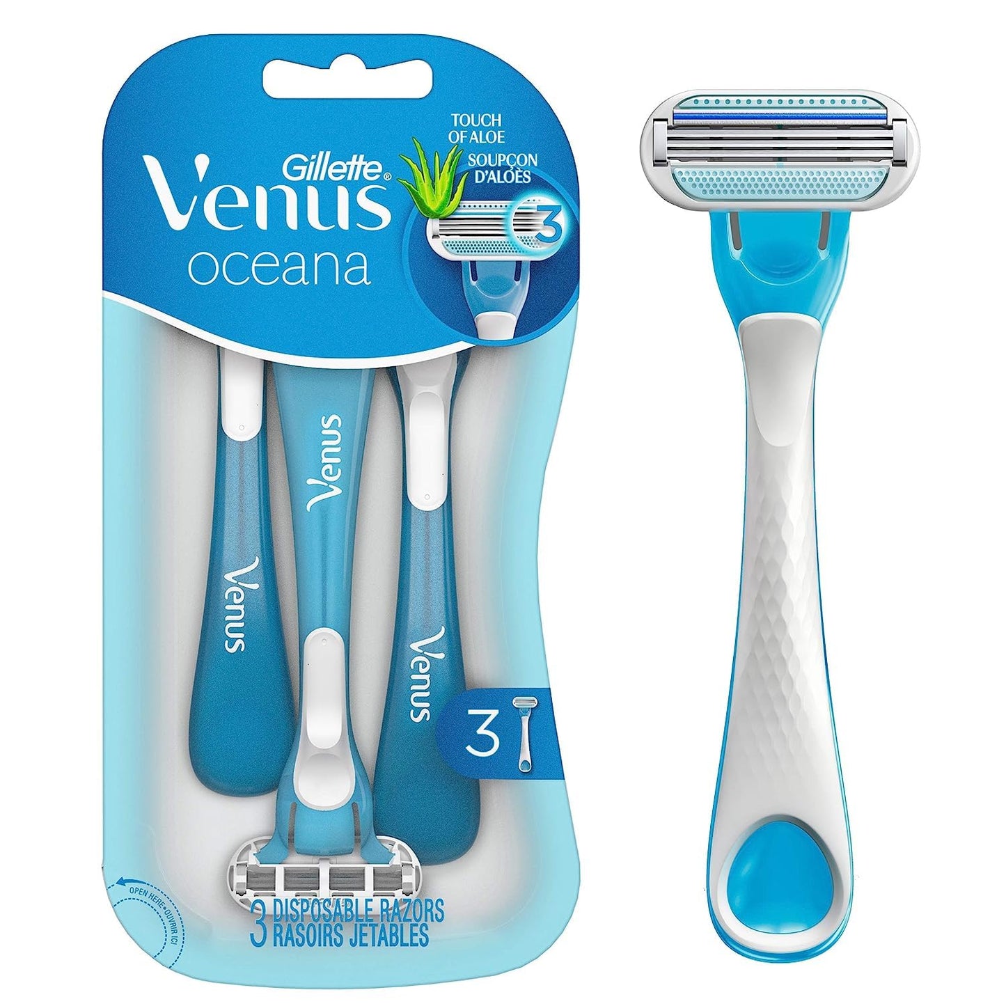 Gillette Venus Oceana Disposable Razors Pack of 3