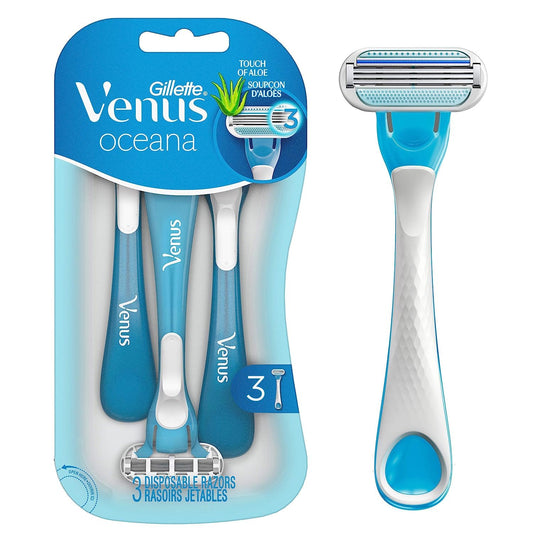 Gillette Venus Oceana Disposable Razors Pack of 3
