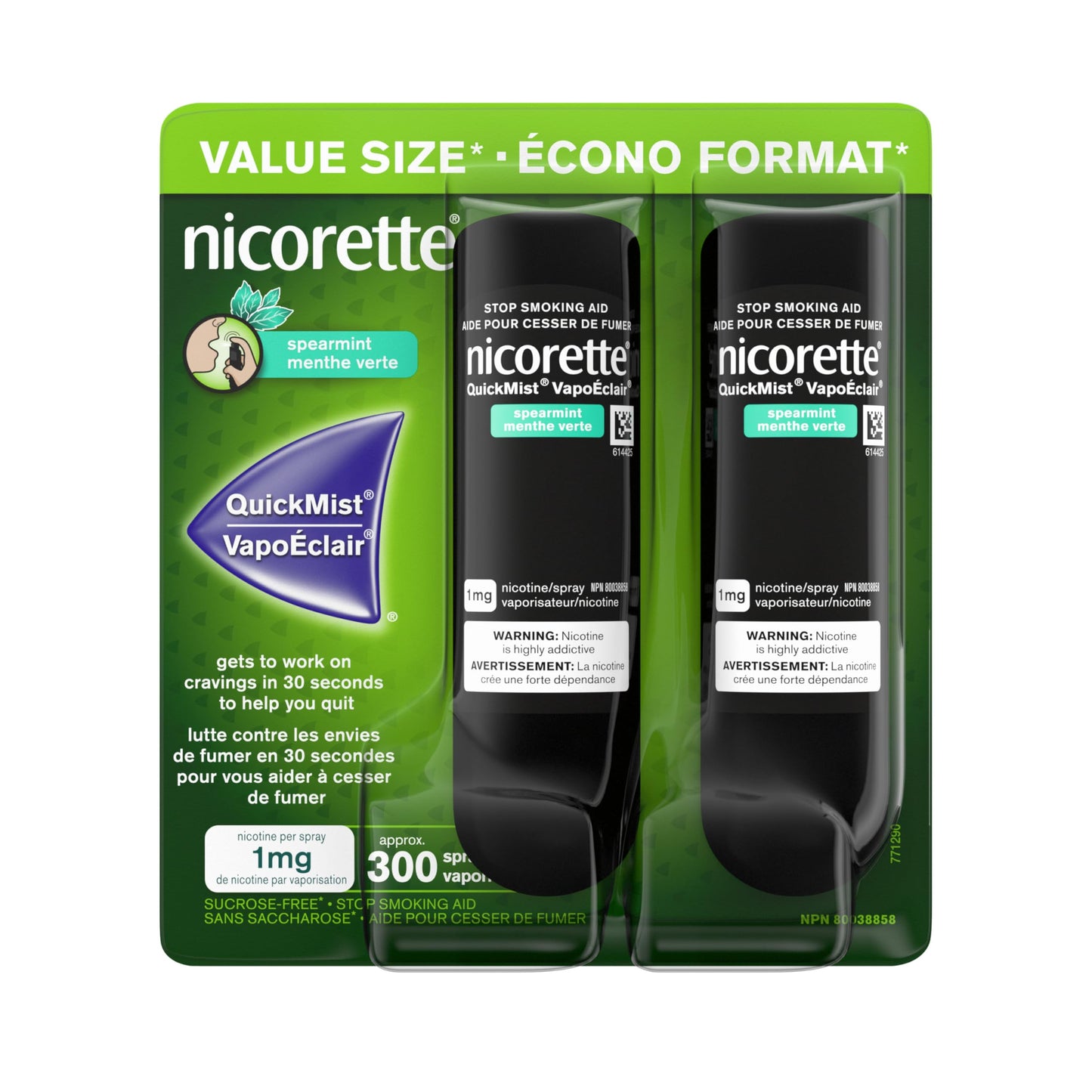 Nicorette QuickMist 1mg Nicotine Spray (300spray)
