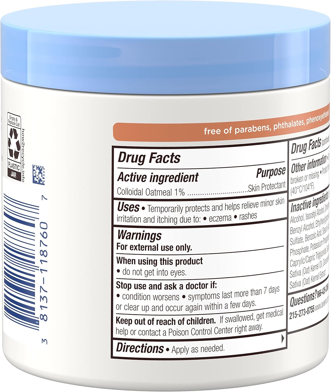 Aveeno Baby Eczema Therapy Nighttime Balm (156g)