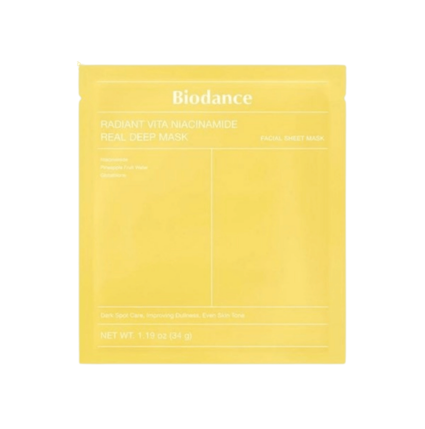 Original Biodance Radiant Vita Niacinamide Real Deep Mask 