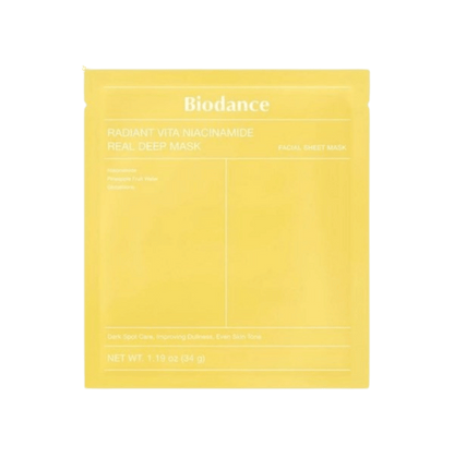 Original Biodance Radiant Vita Niacinamide Real Deep Mask 