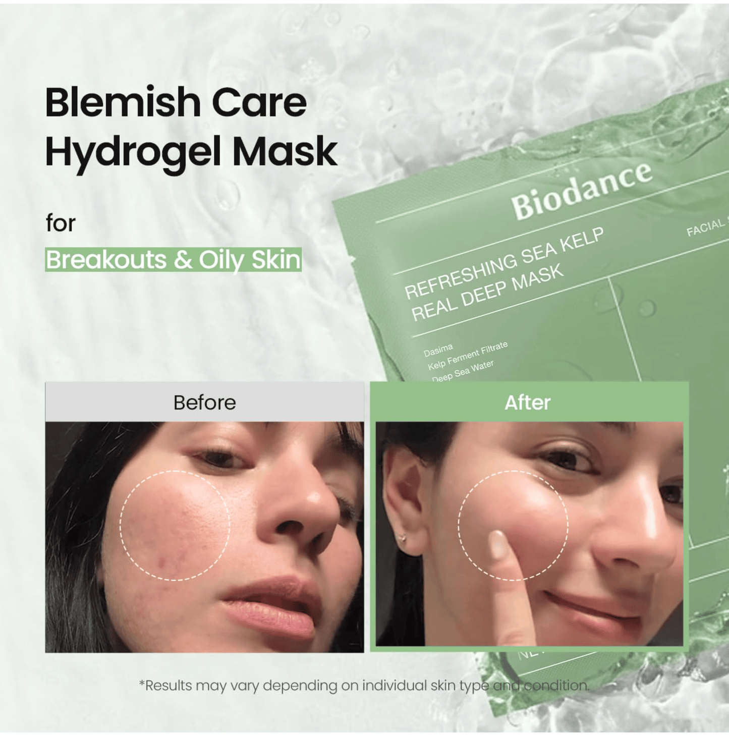 Imported Biodance Refreshing Sea Kelp Real Deep Mask (34g)
