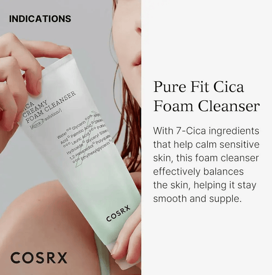 Original COSRX Cica Creamy Foam Cleanser in pakistan