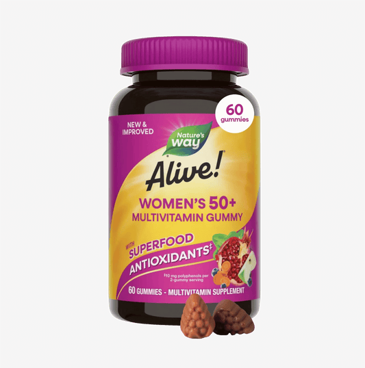 Alive Women's 50+ Complete Multivitamin Gummies (60 Count)