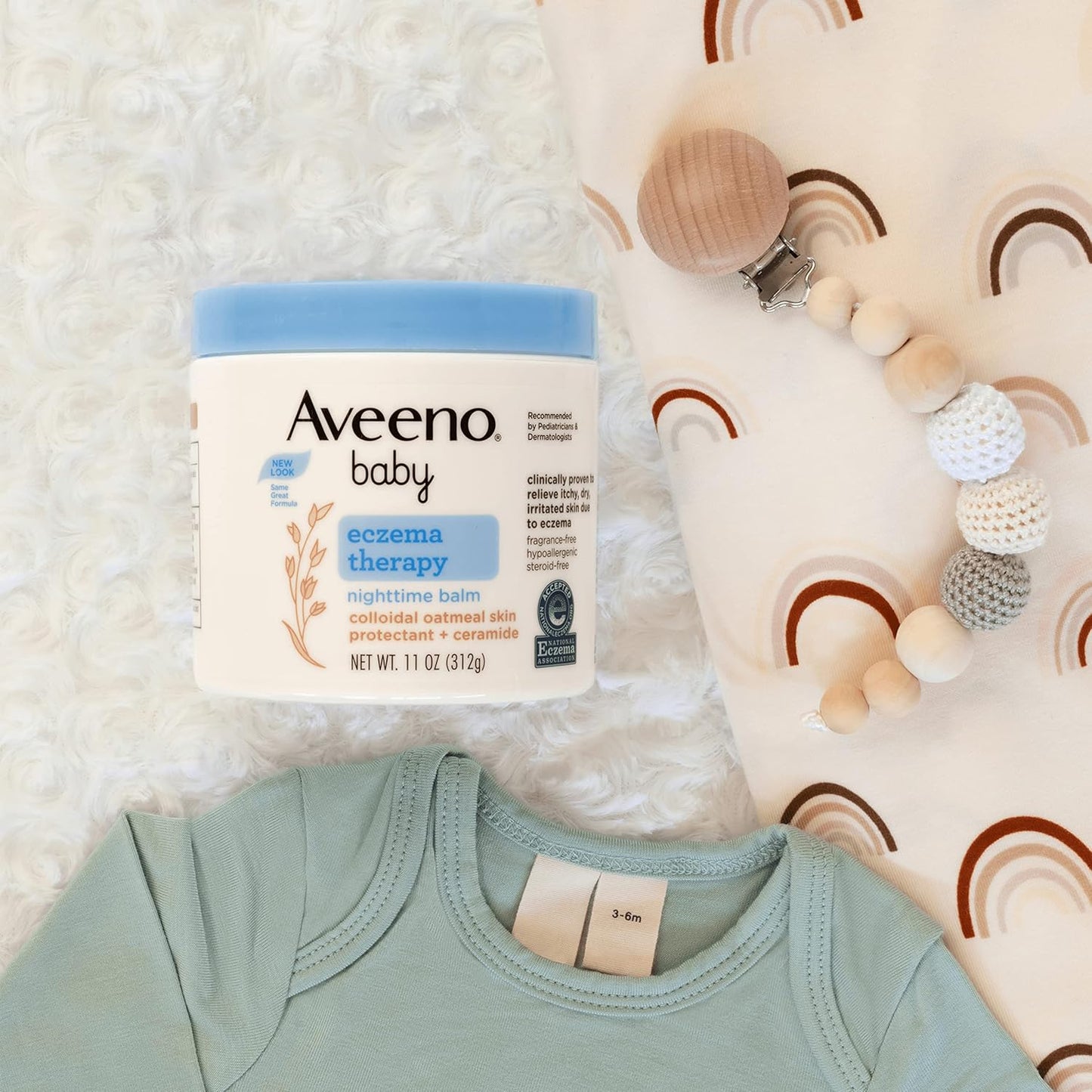 Aveeno Baby Eczema Therapy Nighttime Balm (156g)