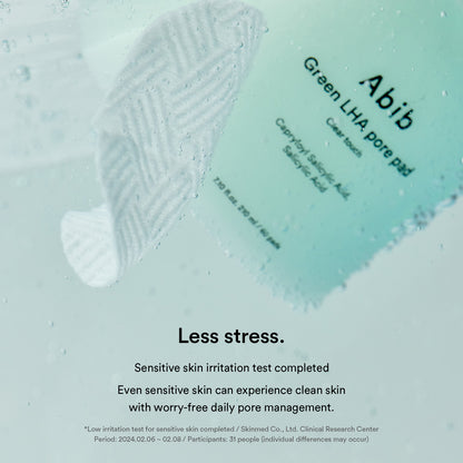 Abib Green LHA Pore Clear Touch Pad (60 Pads/210ml)