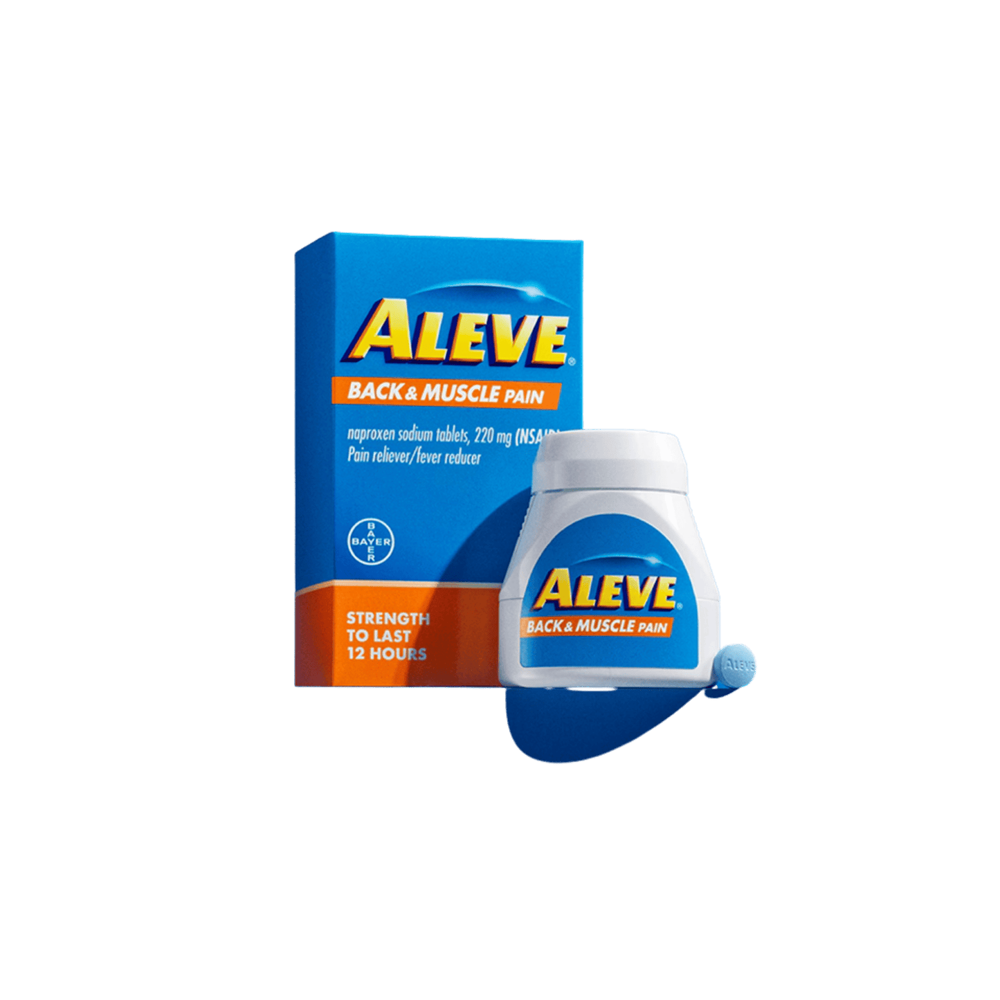 Aleve Back & Muscle Pain Relief Naproxen Sodium (220 mg 24 Tablets)