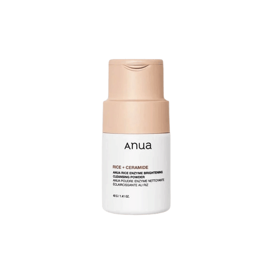 Anua Rice Enzyme Brightening Cleansing Powder 40g for gentle exfoliation and radiant skin – available at Skinstash.pk