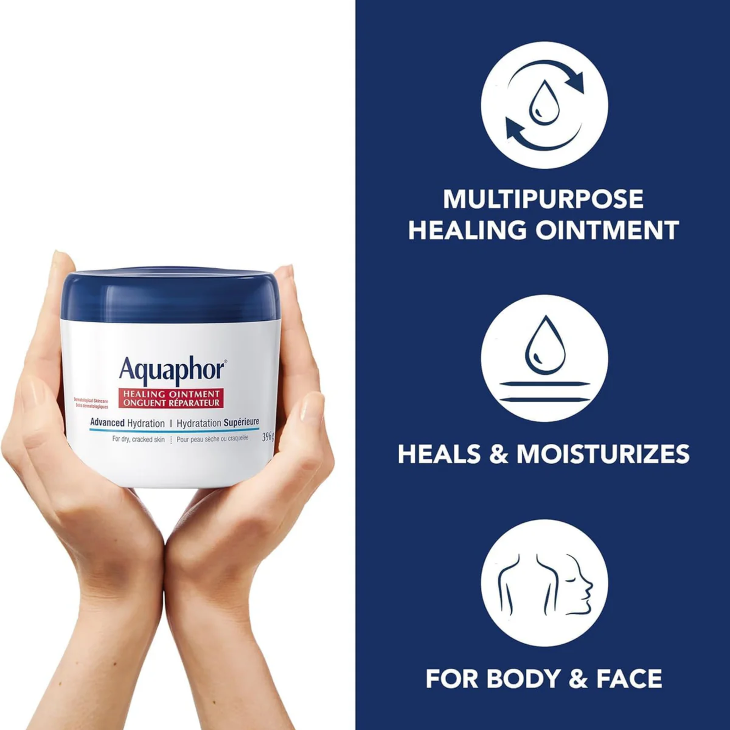 Imported Aquaphor Healing Ointment Advanced Hydration 