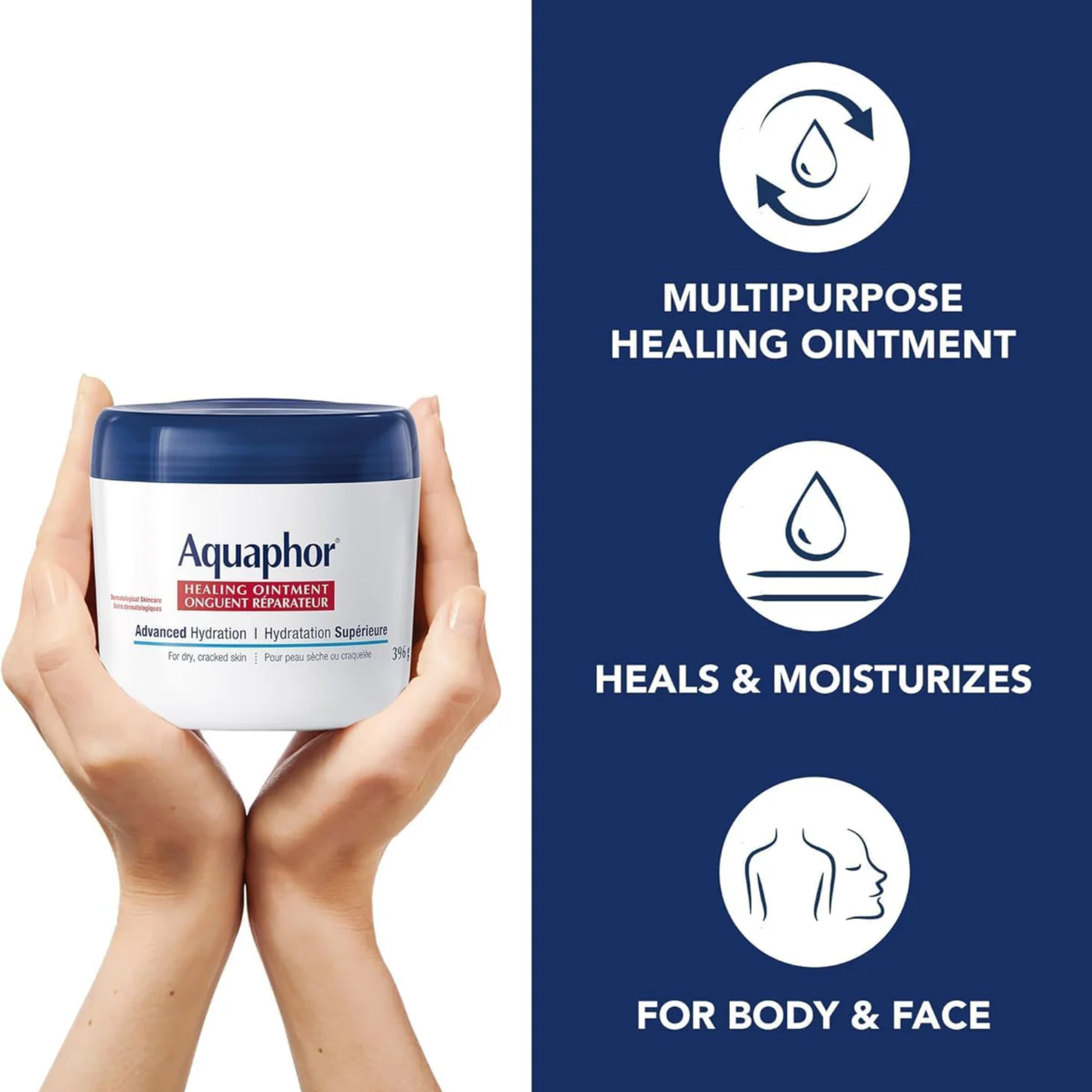 Imported Aquaphor Healing Ointment Advanced Hydration 